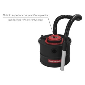 Aspirapolvere Wolfpack per cenere, 1200 Watt, 15 Litri - Product Image 4