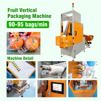 Machine d'emballage verticale multifonctionnelle et durable pour fruits sous film plastique, scellage automatique pour aliments (citron, fruit de la passion, pomme)