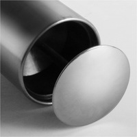 Porte-cure-dents en acier inoxydable Secret Stash Durcissement Dent Cure-dents Distributeur Presse Automatique Signature Cure-dents Organisateur
