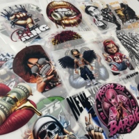 Transferencias DTF personalizadas de leopardo, lazo y calavera de toro, parches termoadhesivos y etiquetas al por mayor para moda boho, rodeo, festivales de música y estilo western
