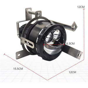 2025 Neu Eingetroffen 3 Zoll Nebelscheinwerfer 80W Bi-LED Laser Nebelscheinwerfer Projektorlinse Bi-LED Laser Doppel-Direktprojektorlinse Fern-/Abblendlicht 6000K - Product Image 2