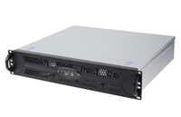 Chasis de Servidor TOP2U390 2U de 390 mm de Profundidad, Compatible con Placa Base M-ATX, 2 Bahías para Discos Duros de 3.5'', 4 Ranuras PCIe, 2 Puertos USB 2.0 para LOTetc.
