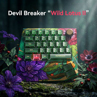 Devil Breaker Wild Lotus II Green Mechanical RGB Backlit USB-C Hot-Swap 31 Keys One-Handed TMR Magnetic AI Spill Gaming