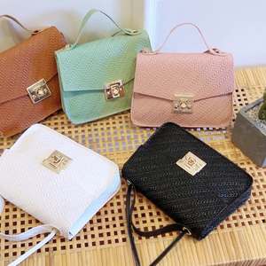 Fashionized Embossed Ladies' <b>Bags</b> Fresh and Sweet <b>Small</b> Crossbody <b>Bag</b> Single <b>Shoulder</b> <b>Bag</b> <b>Small</b> square <b>Bag</b> - Product Image 2