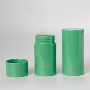 50g Round Plastic Twist-up Solid <b>Perfume</b> <b>Bottle</b> Black White Deodorant Antiperspirant Targeted for Good Visibility Convenience - Product Image 2