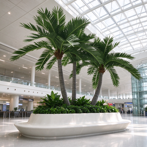 Grandi Palme Artificiali in Fibra di Vetro, Vendita all'Ingrosso di Palme di Cocco Artificiali per Decorazioni Interne ed Esterne - Product Image 1