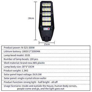 Olar-luz de pared con sensor para jardín, luz de inducción de <span class=keywords><strong>cuerpo</strong></span> <span class=keywords><strong>humano</strong></span> - Product Image 5