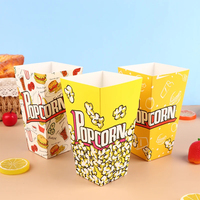 Boîtes à pop-corn porte-conteneur tasse en papier seaux à pop-corn pour fêtes d'anniversaire à thème décoration boîte à pop-corn