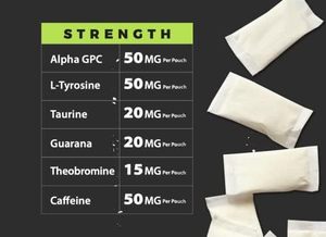 Nuevas Bolsitas de Energía Nootrópica para Adultos, Suplemento para la Salud con L-Tirosina 15g, Sabor a Wintergreen en Polvo para la Concentración y la Energía - Product Image 3