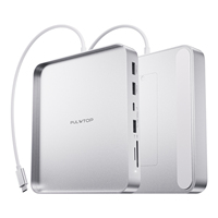 PULWTOP USB C HUB para I-Mac 24 pulgadas 2021/2023/2024, iMac Hub con USB C/A 10Gbps, SD/TF, soporte Expand M.2 SSD (NO incluido)