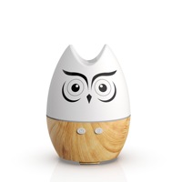 Diffuseur d'arômes USB 130 ml à motif bois, mini humidificateur d'huiles essentielles, faible bruit, fonction de minuterie, décoration d'intérieur, cadeau