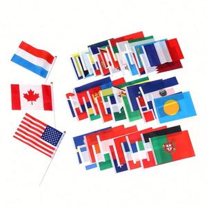 Bandera Nacional 2026 para Agarrar con la Mano, Impresión Digital, Poliéster, Sublimación, Eventos Deportivos, Animación - Product Image 5