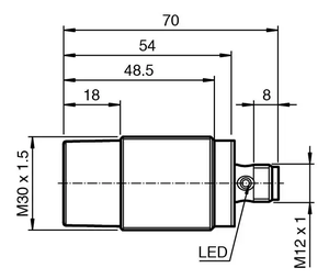 Nuevo Sensor Inductivo de Seguridad Original Pepperl+Fuchs NSN15-30GM50-2E2-V1-S2D2 en Stock, Interruptor de Proximidad PNP NO+NC - Product Image 2