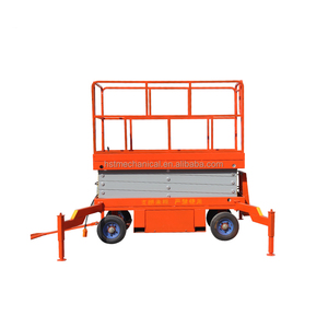 Plataforma de Trabajo Aérea de Buen Precio, Elevador de Tijera Móvil con Control Remoto Eléctrico, Alimentación por Batería <span class=keywords><strong>AC</strong></span>/<span class=keywords><strong>DC</strong></span> - Product Image 2