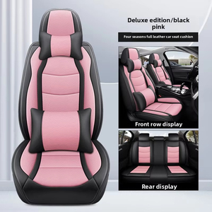 <span class=keywords><strong>Coprisedili</strong></span> Universali Completi per 5 Posti Auto, Compatibili con <span class=keywords><strong>Seat</strong></span> <span class=keywords><strong>Leon</strong></span> 5F Mk3 2013-2021 Ibiza - Product Image 3