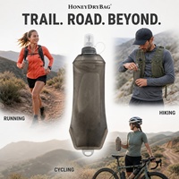 Gourde souple d'hydratation pour course en trail, à compression cinétique, en polymère TPU haute résistance, zéro fuite, avec logo personnalisé OEM