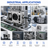 Boîtier de caméra en aluminium CNC de précision sur mesure pour caméras industrielles de vision par ordinateur et équipements d'automatisation