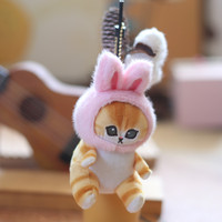 Porte-clés Peluche Chat Requin Tempura Kawaii, Pendentif Anime Mofusand Mignon pour Sac à Dos, Cadeau pour Petite Amie