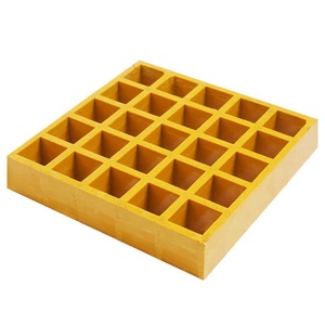 ตะแกรงไฟเบอร์กลาส FRP GRP ทางเดินไฟเบอร์กลาส ตะแกรงพื้นแบบดึงขึ้นรูป - Product Image 1