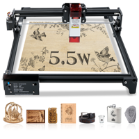 Machine de gravure et de découpe laser miniature CNC 40x40cm 2 axes DIY