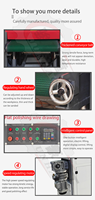 Machine automatique d'ébavurage et de détartrage de polissage de surface métallique en acier inoxydable CNC