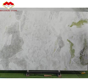 Dalle de marbre <span class=keywords><strong>Fundi</strong></span> White Green Onyx Vine, 18 mm d'épaisseur, surface polie, pour comptoir de cuisine, îlot de salle à manger de villa - Product Image 1