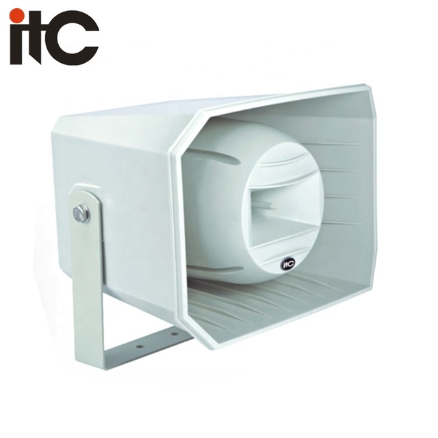 New Horn Speaker Outdoor Two Way 100V Weatherproof Horn Loudspeaker Ip Network Poe Active Powered Horn Speaker