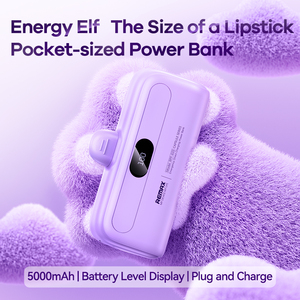 <span class=keywords><strong>Remax</strong></span> Rpp-632 มินิพาวเวอร์แบงค์ 5000mAh ชาร์จเร็วแบบ Type C แบตเตอรี่สำรองพร้อมไฟ LED - Product Image 5