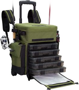 <span class=keywords><strong>Sac</strong></span> de pêche à la traîne de grande taille, fabrication OEM, boîte à pêche roulante d'extérieur avec roues, <span class=keywords><strong>sac</strong></span> de pêche imperméable 600D - Product Image 1