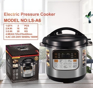 8l Smart Elektrische <span class=keywords><strong>Multi</strong></span>-Hogedrukpan Antiaanbaklaag Multicooker Huishoudelijke Fornuizen Keuken Huishoudelijke Apparaten Verschillende Capaciteiten - Product Image 5