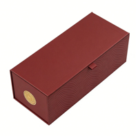 Custom Size Recyclable Champagne Bottle Thin Cardboard Box Wine Box Luxury Customized Boxes for 80 ml Wine Bottles