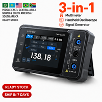 3-in-1 Handheld Oscilloscope Multimeter -Portable Signal Generator & Tester for Field Use