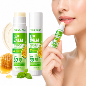 Bálsamo Labial con Péptidos y SPF 30, Nutritivo, Repara Labios Secos y Agrietados, Bálsamo Labial con Miel y Péptidos, ODM OEM, Superventas - Product Image 1