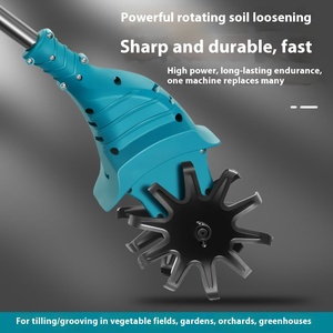 Micro-cultivateur <span class=keywords><strong>électrique</strong></span> FengLi 3.0 Hp 21V 2.5Ah avec <span class=keywords><strong>batterie</strong></span>, petite machine agricole pour le désherbage rotatif du sol - Product Image 4