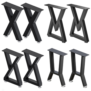 Marcos de mesa Restaurante Escritorio Oficina Acero Comedor Muebles Metal Hierro fundido Comedor industrial Mesa de centro Banco Patas para mesa - Product Image 1