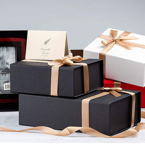 Boîte cadeau magnétique haut de gamme imprimée en usine avec doublure en éponge, emballage écologique de luxe élégant, logo personnalisé pour entreprises - Product Image 3