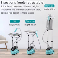 Défroisseur Vapeur Vertical Électrique Portable en Céramique Haute Performance, Fer à Repasser à Vapeur Puissant Anti-Brûlure à Sec pour Usage Domestique et Hôtelier