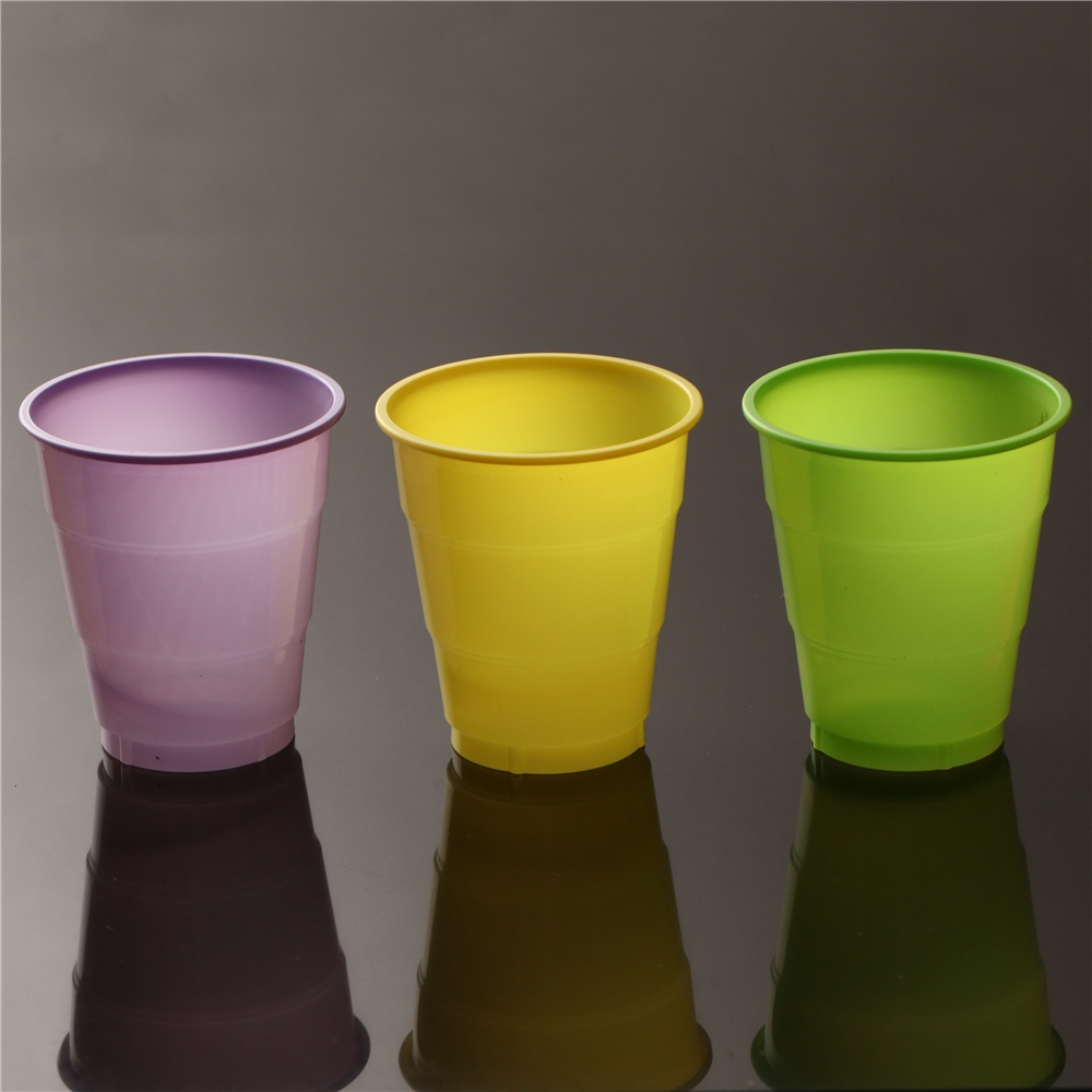 Wholesale American Colored PS Custom Logo Beer Disposable Plastic Cups