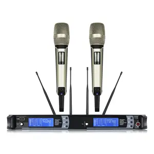 Voxfull Original SKM-9000 Dual Channels UHF Wireless Microphone For Stage Performance