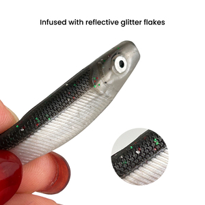 Señuelo de Pesca en el Mar, Señuelo Suave con Cola en Forma de T, 6.5cm 2g, Señuelo Suave de Plástico, Swimbait, Cebo Artificial - Product Image 3