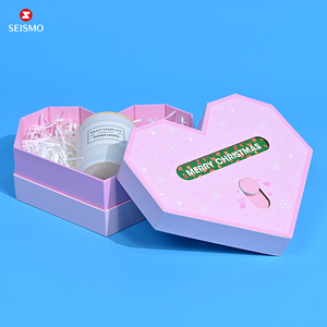Custom le tue scatole vuote confezione regalo a forma di <span class=keywords><strong>cuore</strong></span> orientale confezione di scatole di Natale profumo di cioccolato Design speciale - Product Image 3