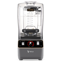 Akane 1200W Smoothie Blender Licuadora De Batidos Met 2.0l Cup Ruisonderdrukking Cover En 28000Rpm Motor
