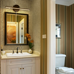 Lámpara de pared impermeable para interiores negra IP44, interruptor de cable de tracción, 400MM, 12W, iluminación de imagen LED, lámpara de espejo de tocador para dormitorio - Product Image 3