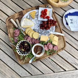 Tagliere in Legno di Acacia Ecologico e Riutilizzabile, Ideale per Uso in Cucina e Servizio Salumi - Product Image 6