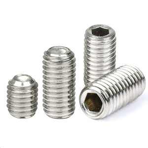Vis sans tête Allen en acier inoxydable DIN916 M2-M16, embout hexagonal, système de mesure métrique, norme DIN - Product Image 1