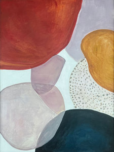 Arte originale moderna fatta a mano 3D pittura a olio astratta trama geometrica tela decorazione da parete stampa digitale dipinti decorativi - Product Image 6