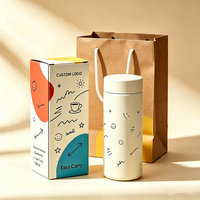 Boîte d'emballage en carton ondulé pour bouteille d'hydratation de montagne, logo personnalisé, isolée, ouverture facile, tout-terrain, conception gratuite en usine