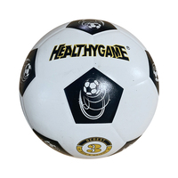 Ballon de football de formation en caoutchouc de taille standard 5, couleur unie, vente en gros mondiale, ballon de football personnalisé