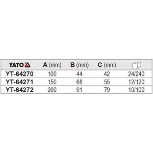 Abrazadera de resorte ajustable Eertuo para carpintería, modelo pintado métrico Yt-64270 Yt-64271 - Product Image 2