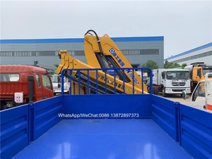 FOTON รถบรรทุก4ตัน,รถบรรทุกสินค้าพร้อมเครน6ล้อสนับมือบูมรถบรรทุกเครนเคลื่อนที่รถบรรทุก
